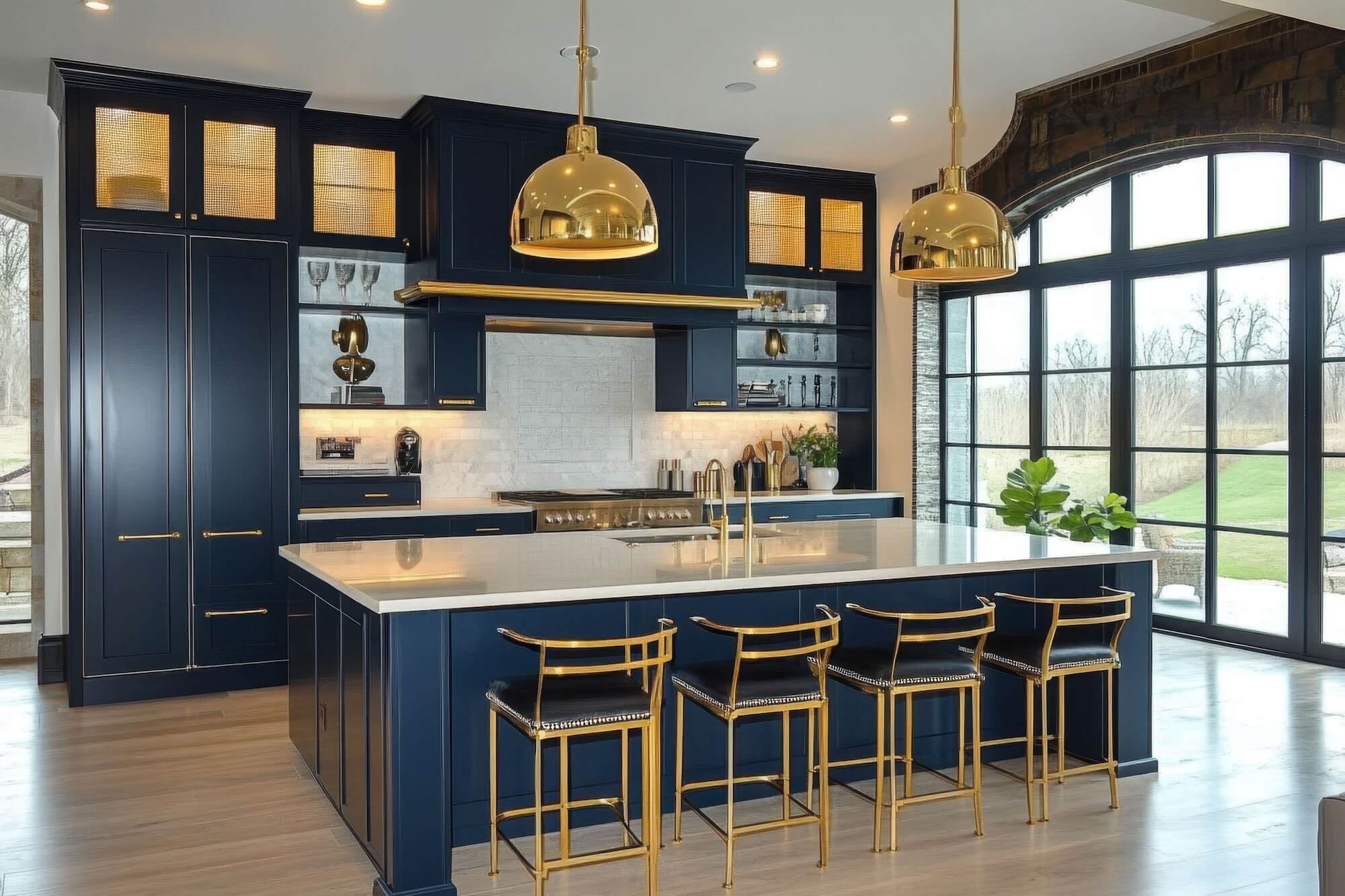 best-pacific-northwest-painters-near-you luxury home kitchen with professionally painted cabinets in seattle