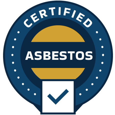 asbestos certified badge